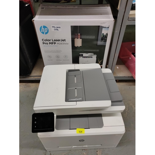 528 - HP colour laser multifunction printer M283FDW