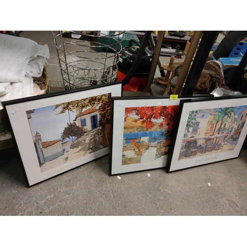 699 - Two framed prints by Ilana Richardson and one framed print by Paul Simmons