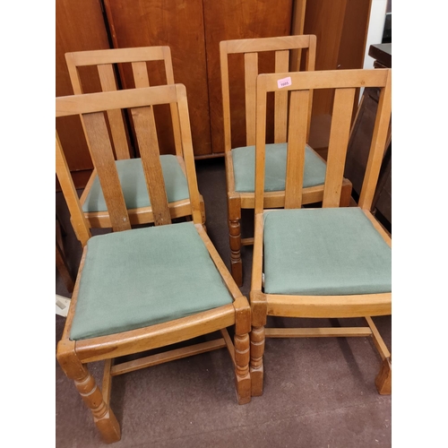 1605 - Set of four vintage wooden chairs