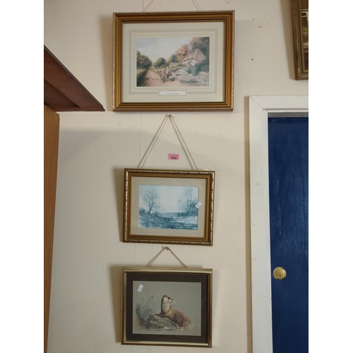 1622 - Collection of three framed pictures