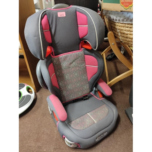 1670 - Graco car seat