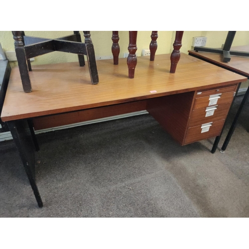 1810 - Three drawer desk. Approximately 150 cm long