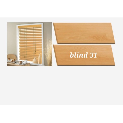 1978 - Venetian	Blind	Wood		Beech		50mm slat size		Standard		 New / Wholesale		900	X	1200	mm RRP		£60.89