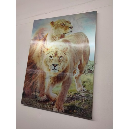 1525A - Holographic lion picture with three different pictures in one