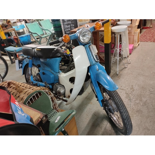 281 - FANTASTIC HONDA CUB 1978 70CC MOTORBIKE SCOOTER VERY SOUGHT AFTER 13,319 MILES 2 OWNERS FROM NEW, KE... 