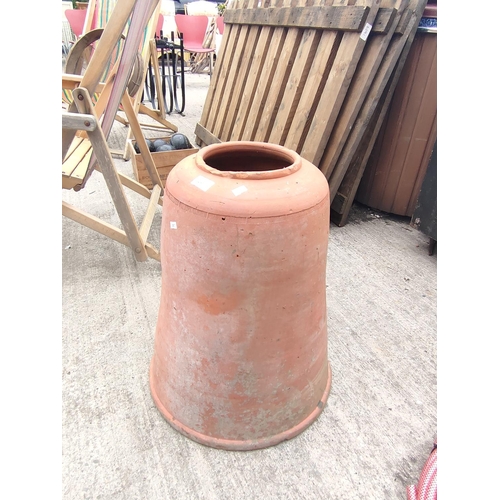 51 - Large terracotta rhubarb forcer