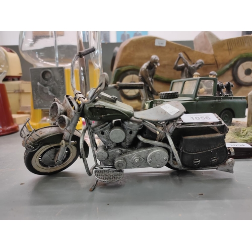 1056 - A vintage style model of a motorbike