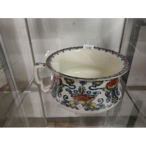 1240 - Delhi decorated chamber pot