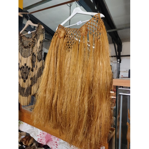 1340 - A genuine 1920's African grass skirt in adult size