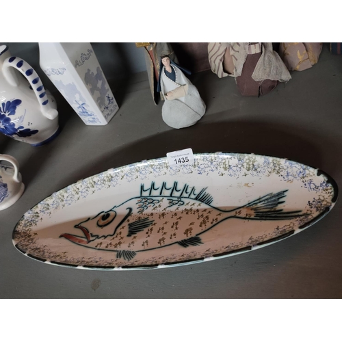 1435 - Decorative fish plate