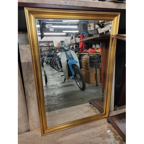 801 - A large gold framed mirror