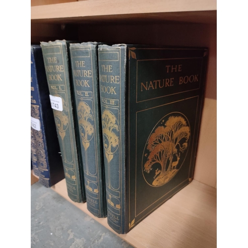 1743 - The Nature Book 3 Volumes by Cassell and Co dated 1908