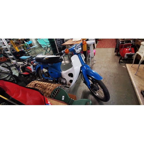 281 - FANTASTIC HONDA CUB 1978 70CC MOTORBIKE SCOOTER VERY SOUGHT AFTER 13,319 MILES 2 OWNERS FROM NEW, KE... 