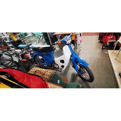 281 - FANTASTIC HONDA CUB 1978 70CC MOTORBIKE SCOOTER VERY SOUGHT AFTER 13,319 MILES 2 OWNERS FROM NEW, KE... 