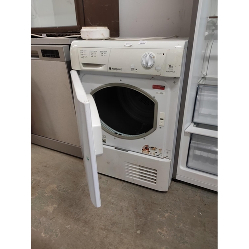 2052 - Hotpoint Aquarius 8kg tumble dryer. In working order