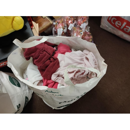 2200 - Large collection of girls baby clothes ages 6-9 months