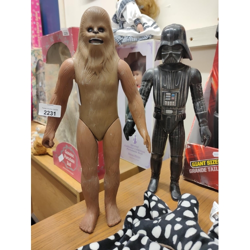 2231 - Two Star Wars figures dated 1978