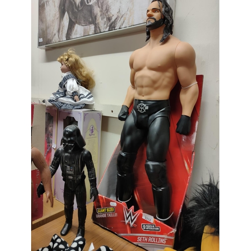 2232 - Giant size Seth Rollins wrestling network action figure