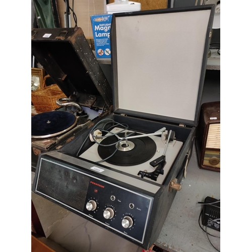 1085 - A retro Ferguson turntable in case.