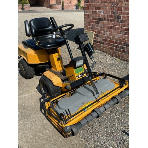 106 - STIGA PARK RIDE ON MOWER PERFECT WORKING ORDER (HARDLY USED  AND ONLY 7 YEARS OLD ) GENUINE REASON F... 