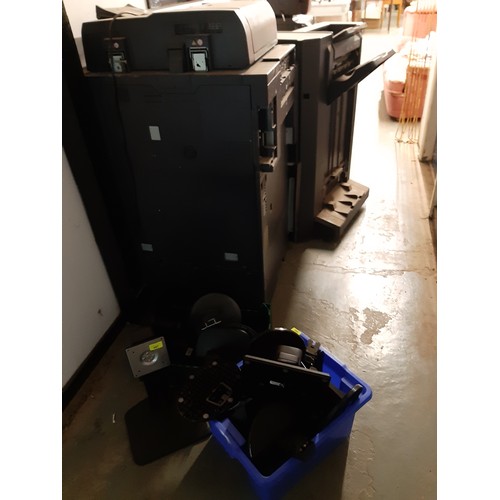 572 - LARGE I.T JOB LOT includes two HP printers. Model officejet 3835 and Officejet 7612. 2 x large comme... 