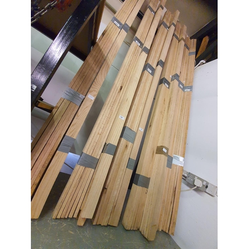 12 PIECES 8FT X 2 X 1 2 HARDWOOD