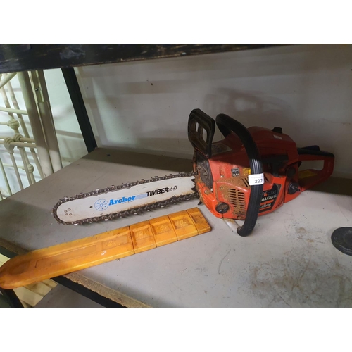 292 - FALCON ARCHER TIMBER AUSTRALIAN  CHAINSAW