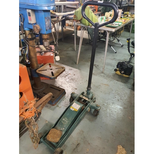 335 - TWO TONNE COMPAC MAJOR LIFT  TROLLEY JACK