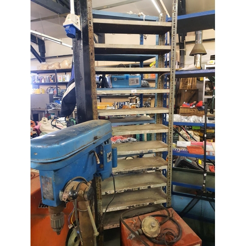 337 - LARGE METAL  SHELVING  UNIT