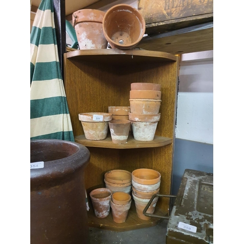 359 - TERRACOTTA PLANT POTS