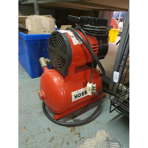 416 - HOBBY 10 AIR COMPRESSOR WORKING ORDER