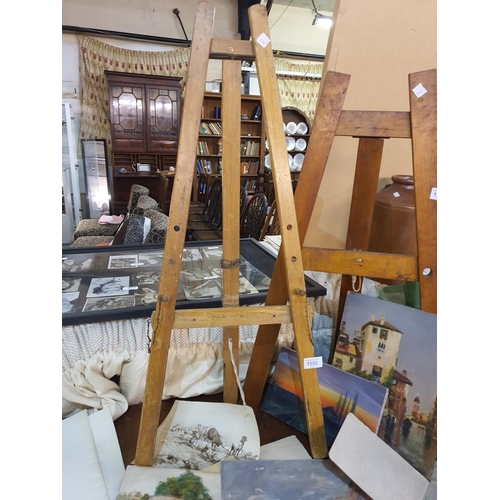 1353 - Antique artists easel