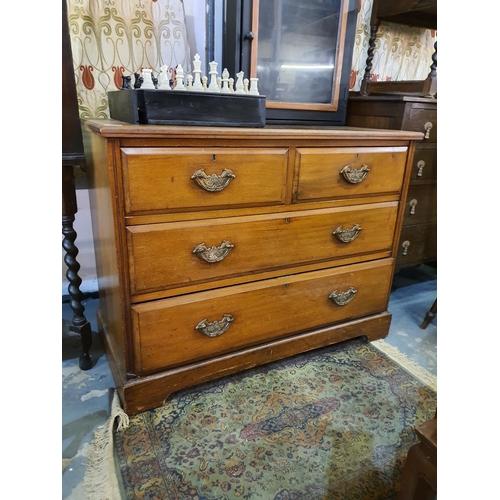 1751 - Victorian two over two chest of drawers 42'' x 32'' tall