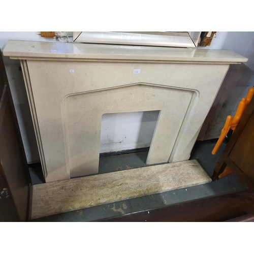 1780 - Very heavy marble fire surround