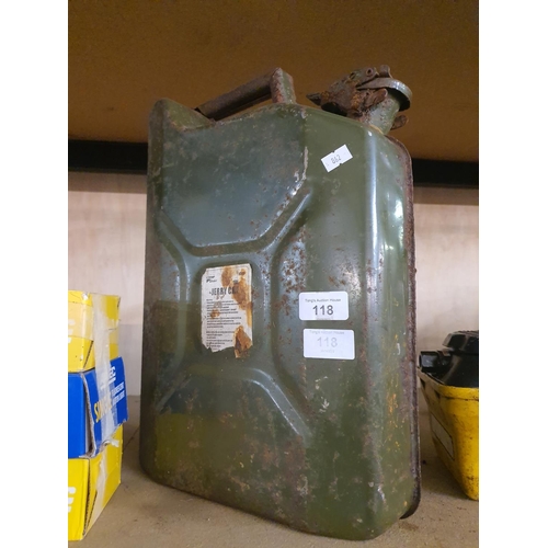 118 - 10 LTR JERRY CAN