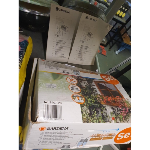 277 - GARDINA FLOWERBOX WATERING SYSTEM COMPLETE IN BOX RRP£79.99