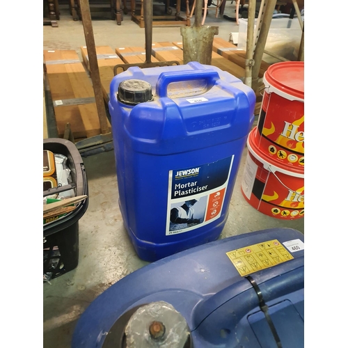 458 - 25 l of Jewson mortar plasticiser