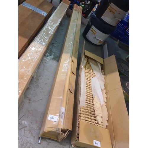 484 - 1 Pine stop chamfer newel post 1500mm