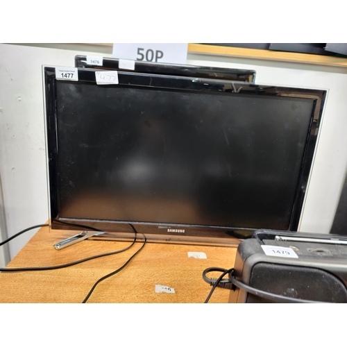 1477 - Samsung 22 inch TV Good working order no remote