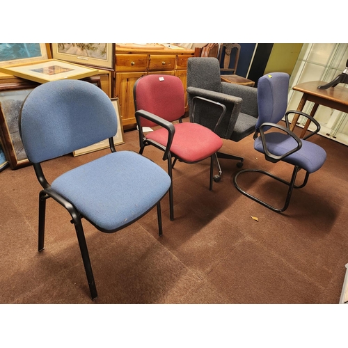 797 - Four office chairs