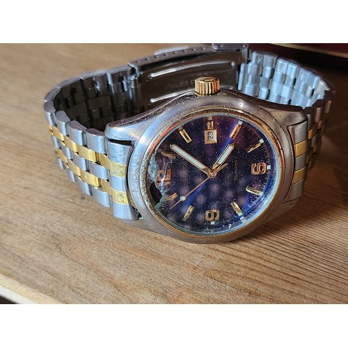 1326a - Sekonda gents wrist watch blue face