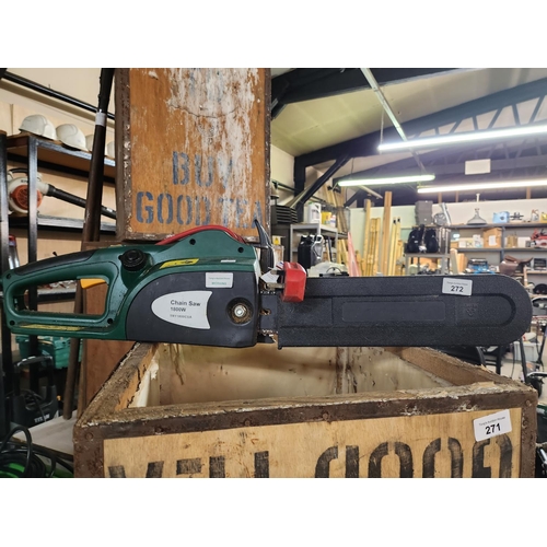 272 - electric chainsaw good working order