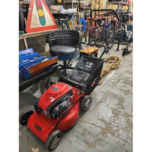 278 - einhell petrol lawn mower low emissions type as found