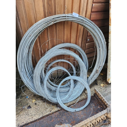 31 - various sizes of metal garden wire