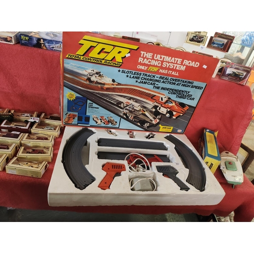 851 - Vintage TCR total control racing ultimate road racing system in box. Appears complete