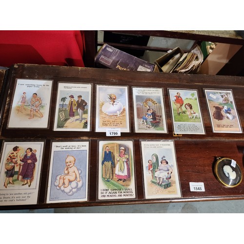 1799 - 10 X LAMINATED COLLECTABLE POSTCARDS