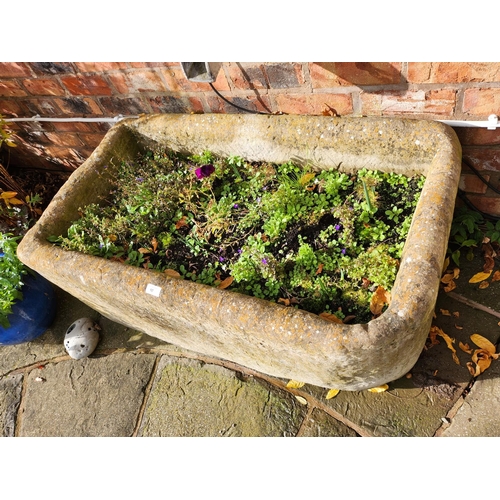 40 - Stunning antique sandstone water trough in fabulous condition beautifully aged and weathered very la... 