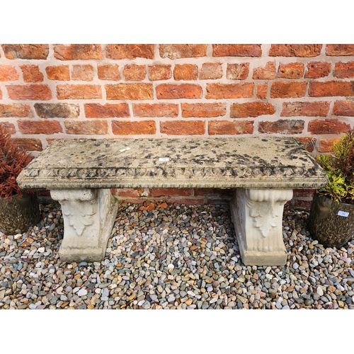 51 - Traditional stone garden bench