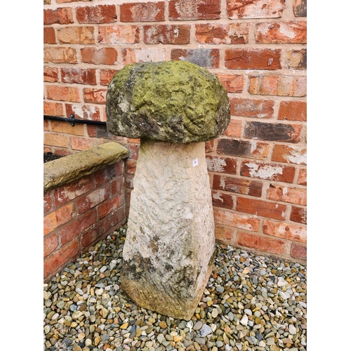 54 - Genuine Antique Staddle Stone garden mushroom