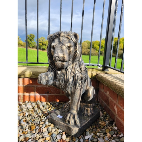 56 - Lion garden statue ornament